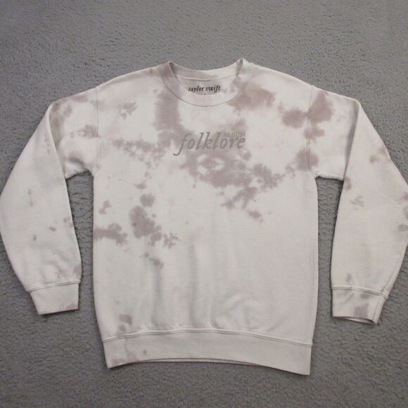 Taylor Swift Folklore Album Sweatshirt‎ size S 2020 Concert Tour Official Merch - Picture 1 of 10